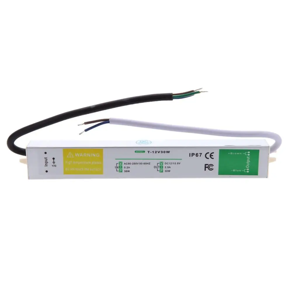 30W AC110 230V para DC 12V 24v - Outdoor Use Power Strip avaliação e preço