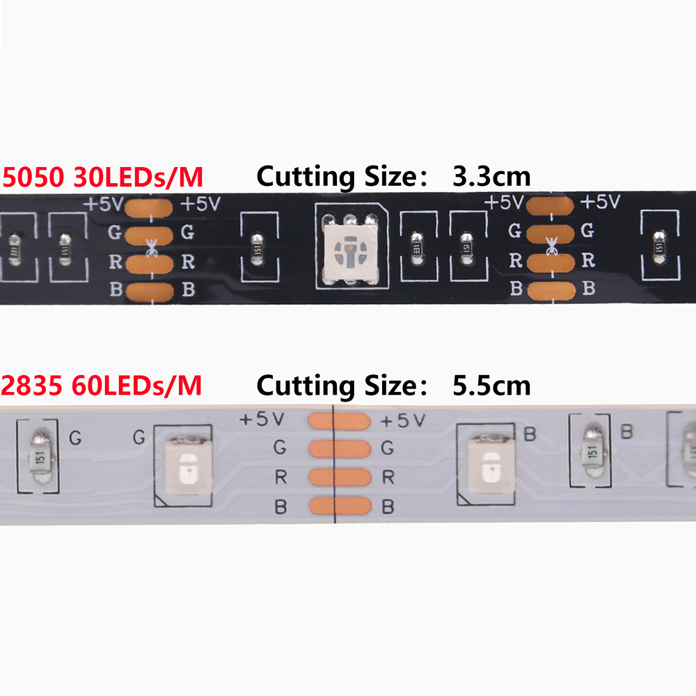 Dc 5v 5050 rgb tira de luz led - Outdoor Power Strip Weatherproof avaliação e preço