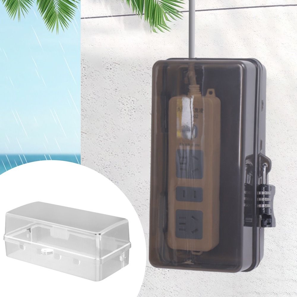 Caixa de Plástico Portátil par - Outdoor Power Strip Weatherproof avaliação e preço