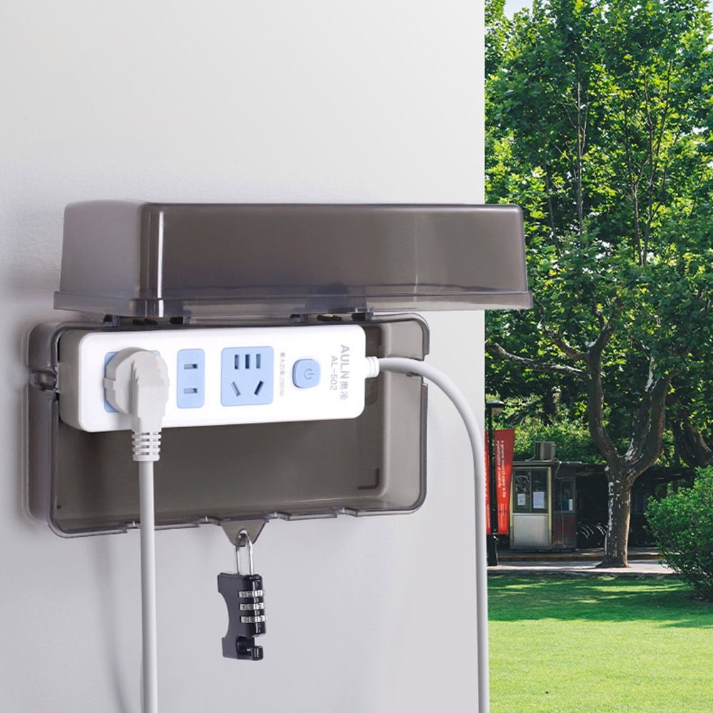 Caixa de Plástico Portátil par - Outdoor Power Strip Weatherproof avaliação e preço