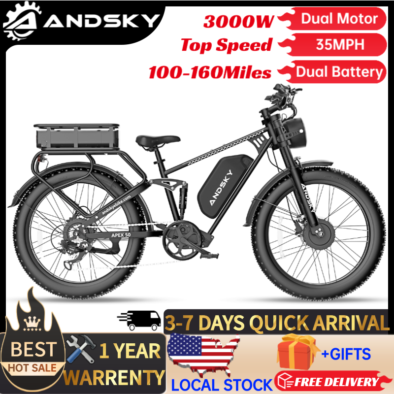 Bicicleta Elétrica ANDSKY Apex - Outdoor Power Tool Kit avaliação e preço