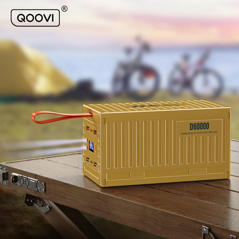 Qoovi 60000mah power bank 22.5 - Outdoor Power Adapter Usb C avaliação e preço